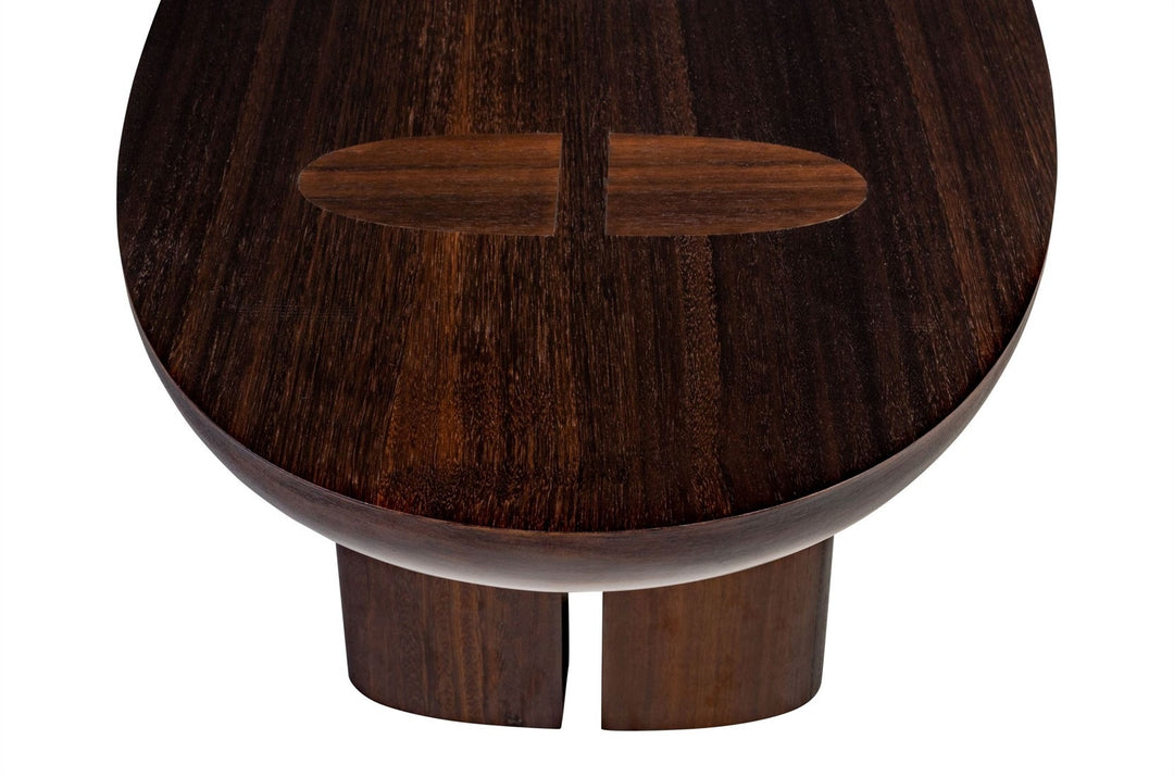 Raylen Coffee Table in Smoked Eucalyptus Veneer – Small