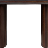 Raylen Console Table in Smoked Eucalyptus Veneer – Small