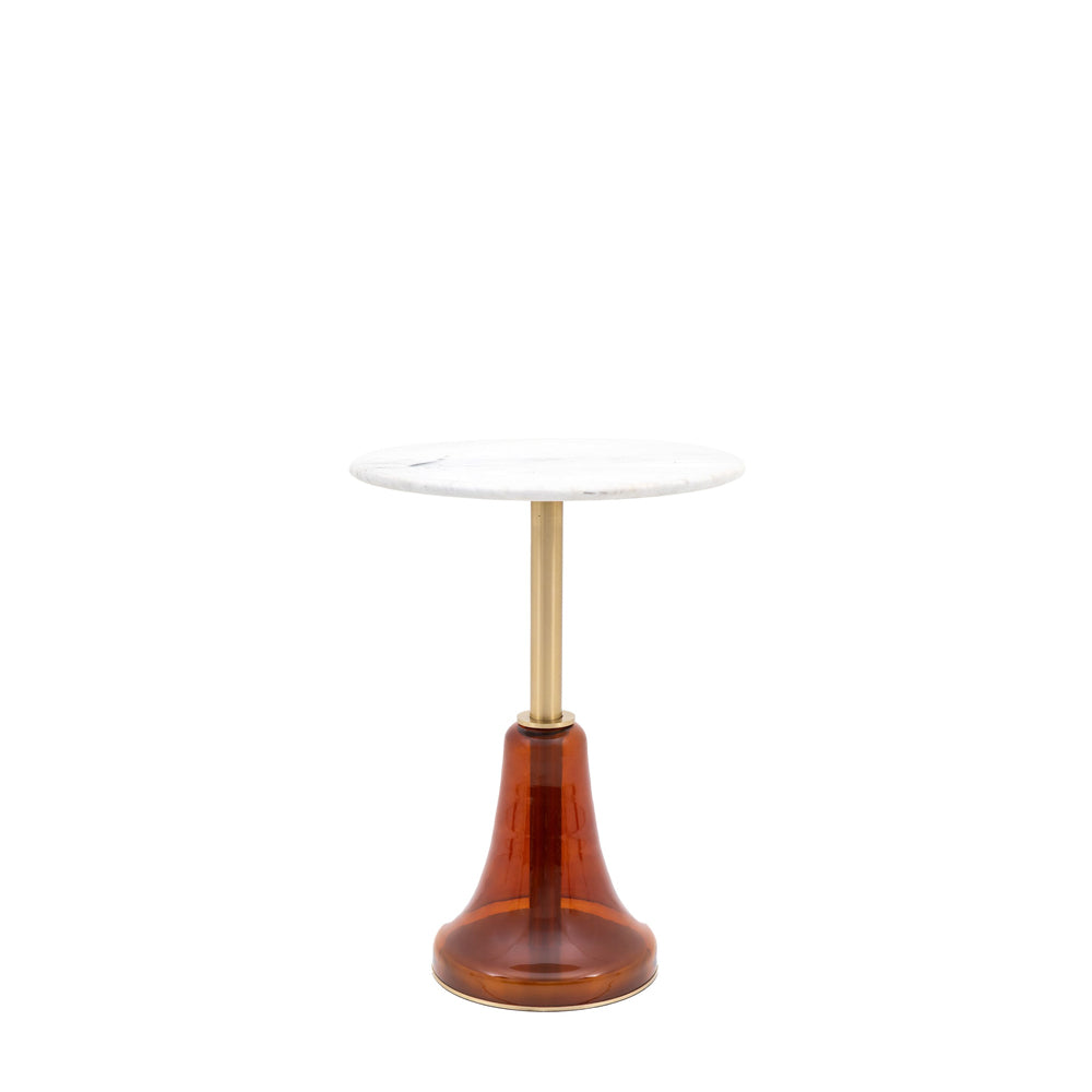 Raziel Side Table – Orange