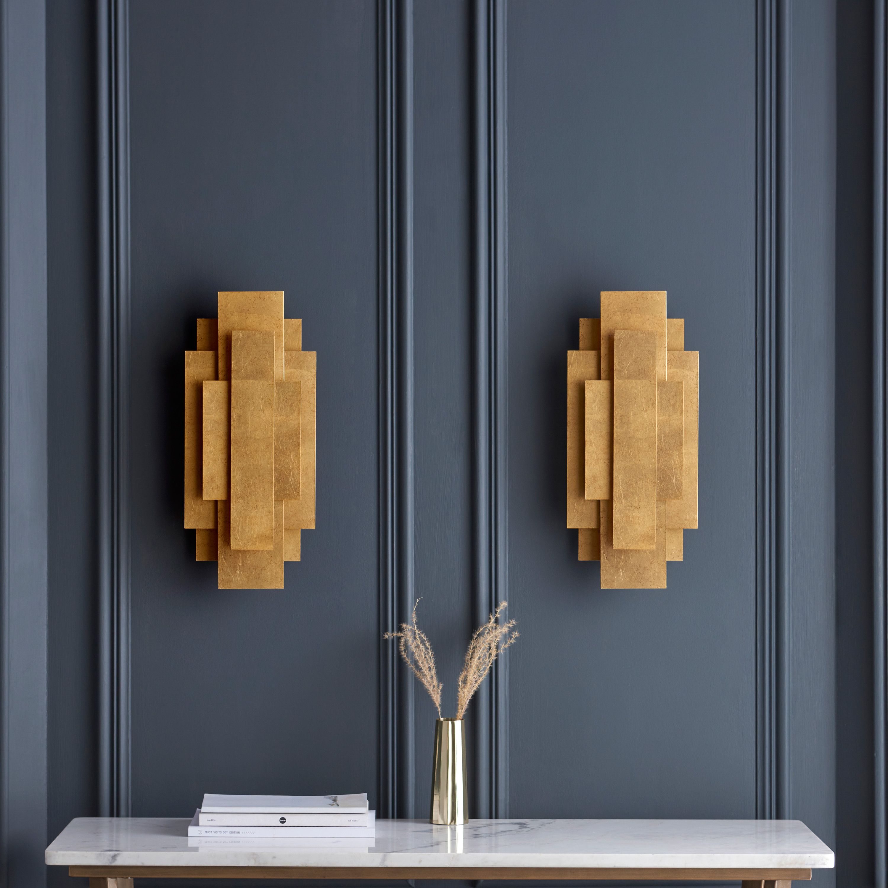Regent Wall Light – Gold – Set of 2