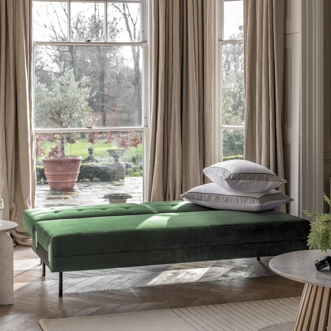 Renata Sofa Bed – Bottle Green