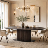 Richmond Interiors Luxor Oval Dining Table - 235cm