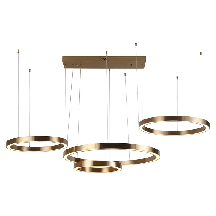 Richmond Interiors Lilou Chandelier – Brushed Gold