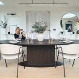 Richmond Interiors Luxor Oval Dining Table - 235cm