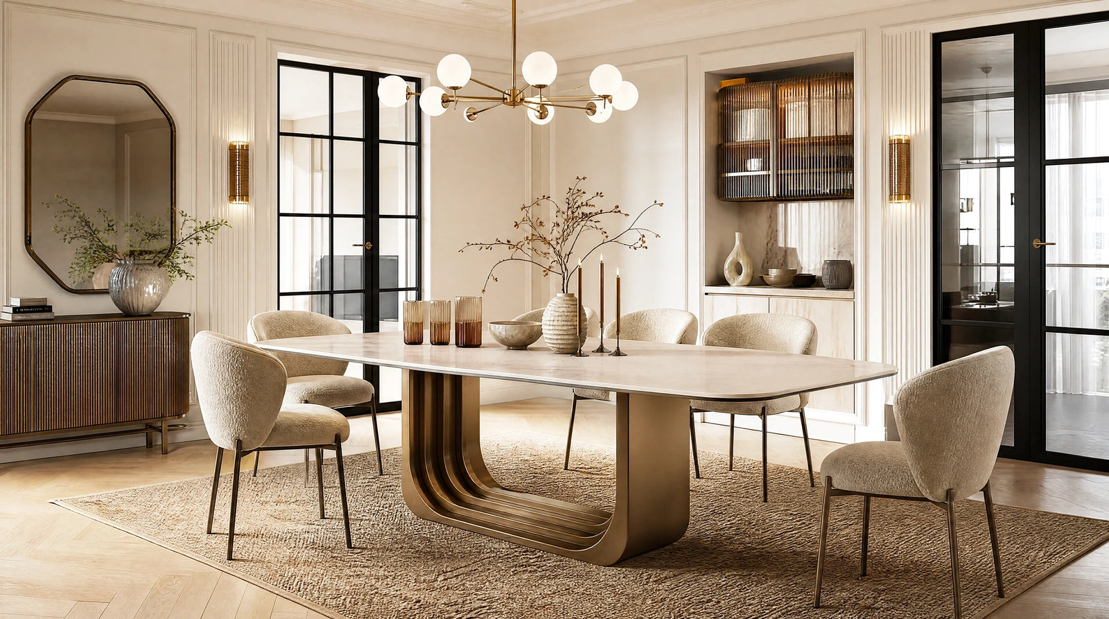 Richmond Interiors Maxfield Dining Table – 230cm