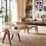 Richmond Interiors Mori Dining Chair – Cream Tweed