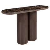 Richmond Interiors Almundi Console Table – Chocolate Brown