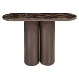 Richmond Interiors Almundi Console Table – Chocolate Brown