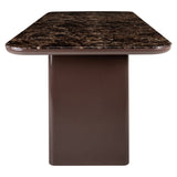 Richmond Interiors Almundi Dining Table – Chocolate Brown