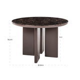 Richmond Interiors Almundi Round Dining Table - 120cm