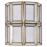 Richmond Interiors Amara Wall Lamp - Antique Brass