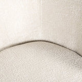 Richmond Interiors Amphara Dining Chair – White Chenille
