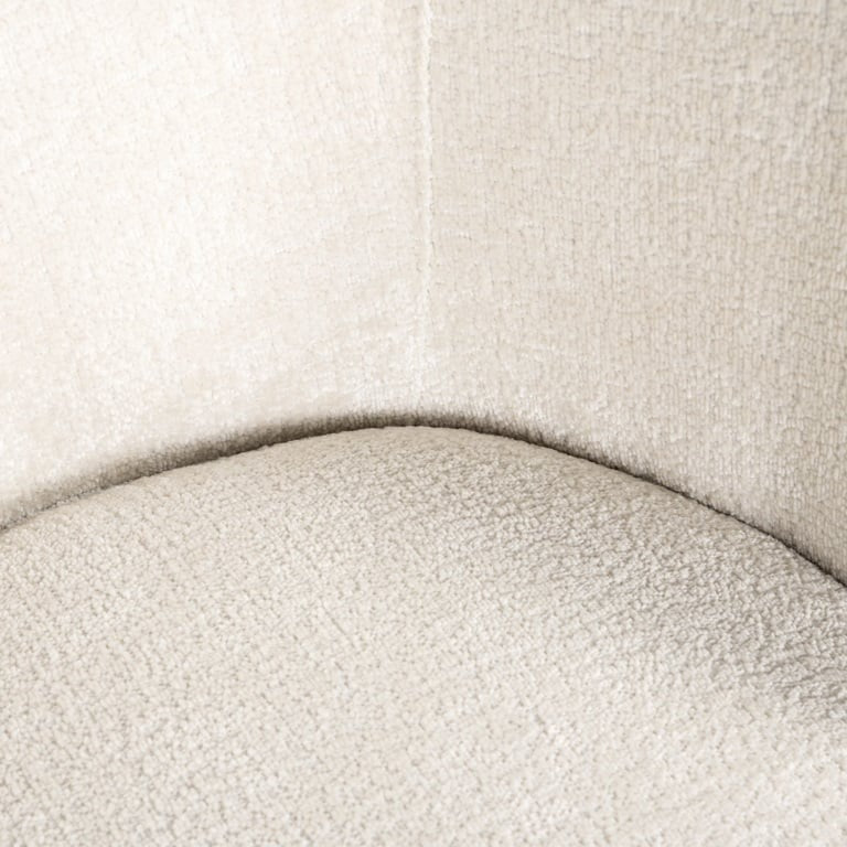 Richmond Interiors Amphara Dining Chair – White Chenille