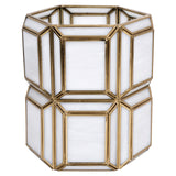 Richmond Interiors Ariana Hurricane Light – Antique Brass – Small