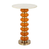 Richmond Interiors Barbara Side Table – Orange