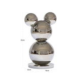Richmond Interiors Beary Decorative Object – Silver