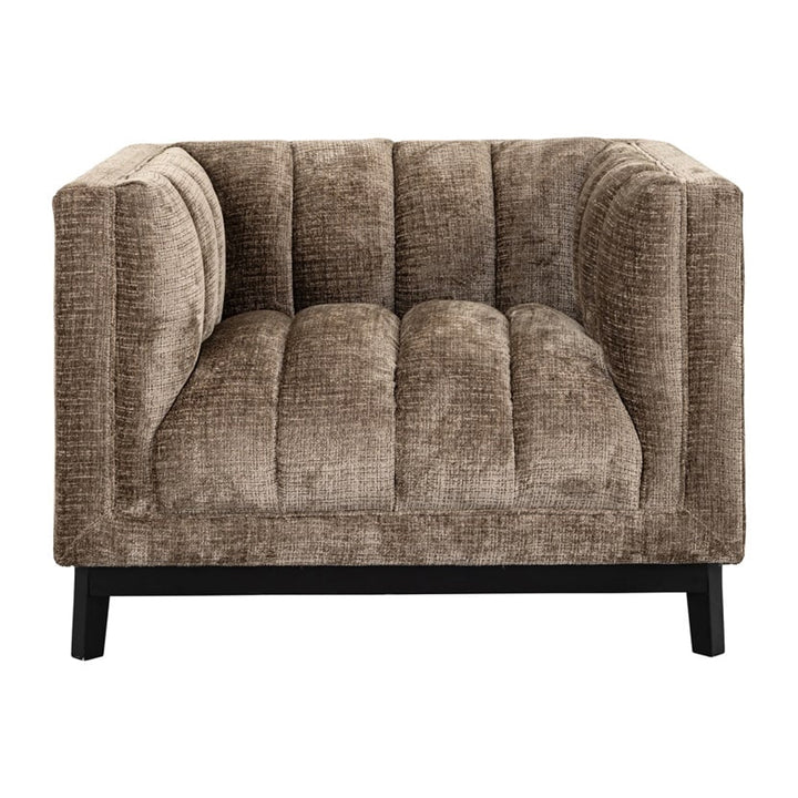 Richmond Interiors Beaudy Easy Chair in Stone Chenille