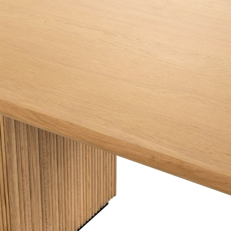 Richmond Interiors Belfort Dining Table – Natural Oak – 240cm