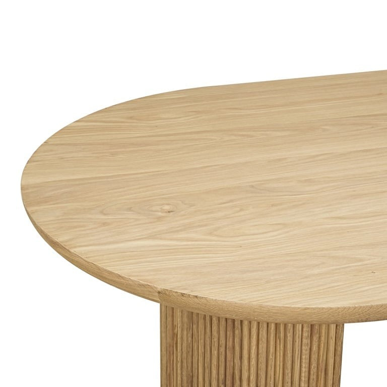 Richmond Interiors Belfort Dining Table – Natural Oak – 280cm