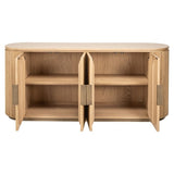 Richmond Interiors Belfort Sideboard – Natural Oak