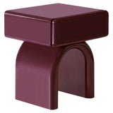 Richmond Interiors Bennet End Table – Burgundy