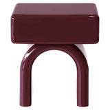 Richmond Interiors Bennet End Table – Burgundy