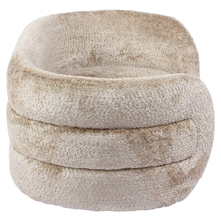 Richmond Interiors Bingo Pet Bed – Taupe Chenille