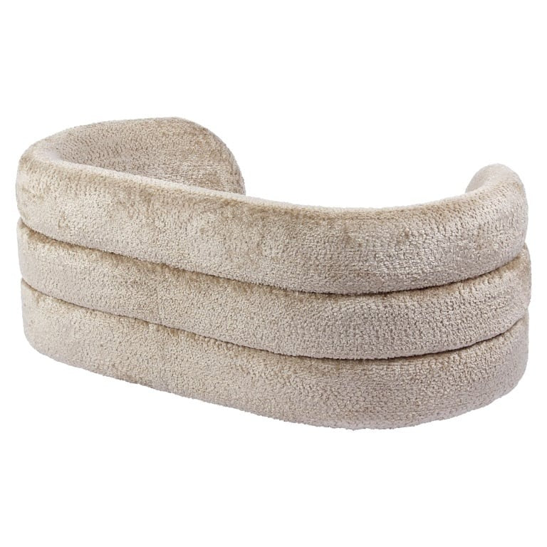 Richmond Interiors Bingo Pet Bed – Taupe Chenille