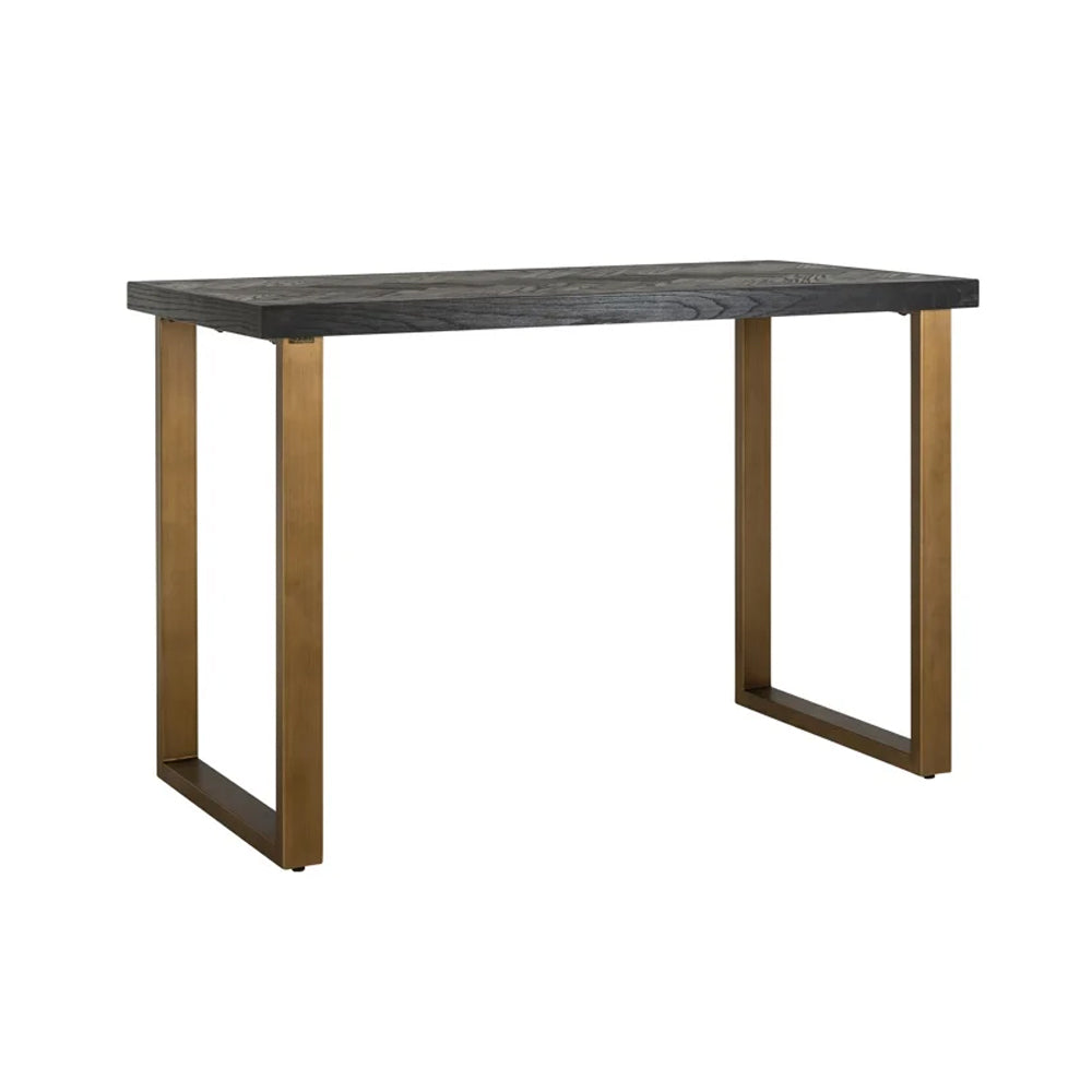 Richmond Interiors Blackbone Brass Bar Table