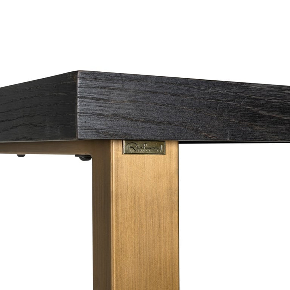 Richmond Interiors Blackbone Brass Bar Table