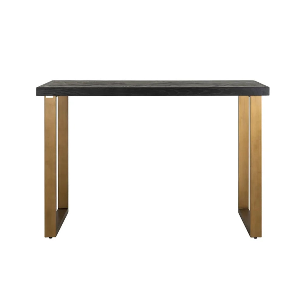 Richmond Interiors Blackbone Brass Bar Table