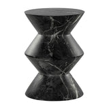 Richmond Interiors Bosco Side Table – Black Faux Marble