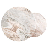 Richmond Interiors Bottega End Table – Blush Beige – Set of 2