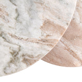 Richmond Interiors Bottega End Table – Blush Beige – Set of 2