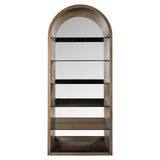 Richmond Interiors Bowic Display Cabinet – Brushed Gold