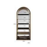 Richmond Interiors Bowic Display Cabinet – Brushed Gold