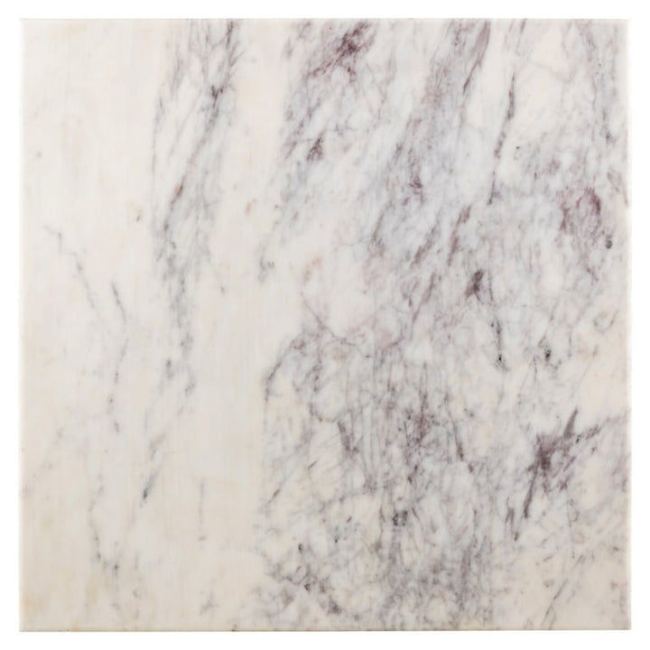 Richmond Interiors Carlten Square Bistro Table – White Marble