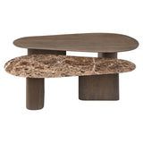Richmond Interiors Castello Coffee Table – Set of 2 – Smoked Charcoal