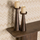 Richmond Interiors Castello Console Table – Smoked Charcoal