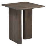 Richmond Interiors Castello End Table - Smoked Charcoal Oak Top