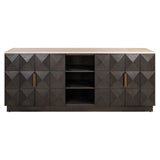 Richmond Interiors Claremont Sideboard – 4 Doors & 2 Shelves