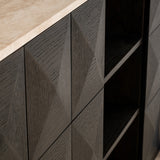 Richmond Interiors Claremont Sideboard – 4 Doors & 2 Shelves