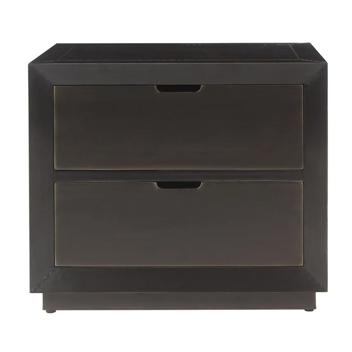 Richmond Interiors Dante Bedside Table – Bronze