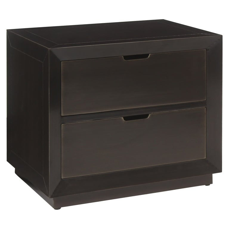 Richmond Interiors Dante Bedside Table – Bronze