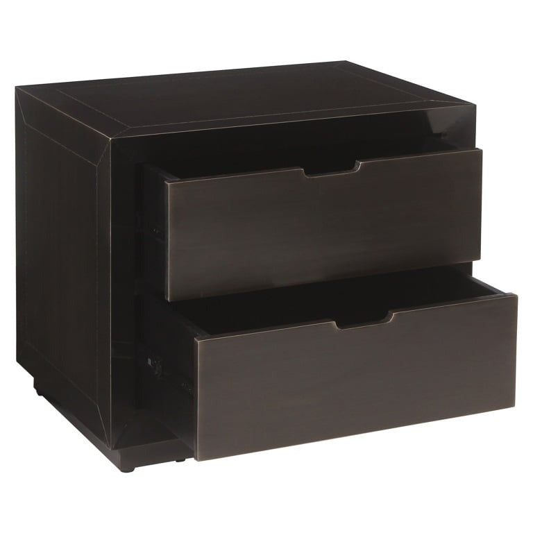 Richmond Interiors Dante Bedside Table – Bronze