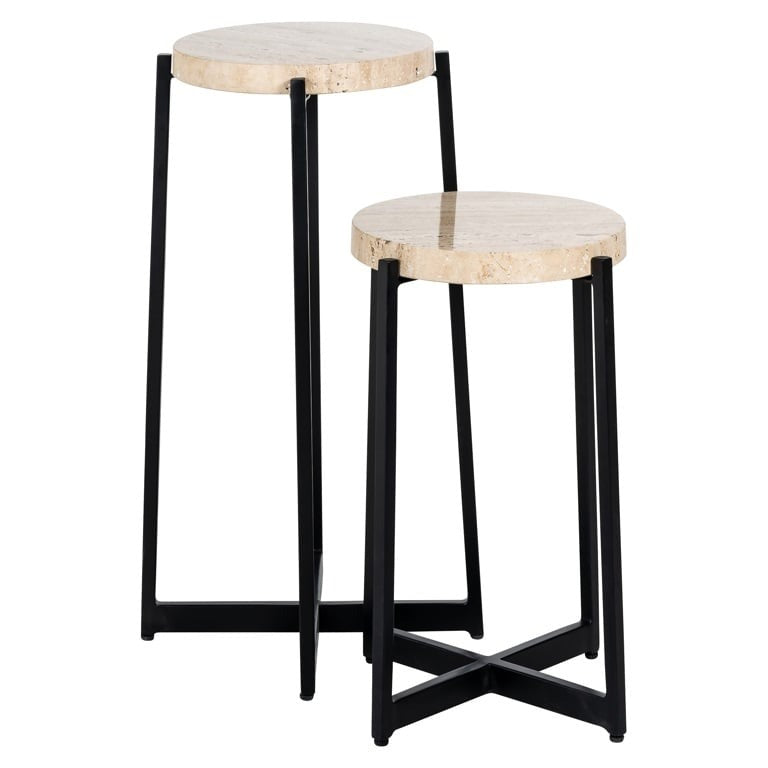 Richmond Interiors Dillinger Side Table – Set of 2