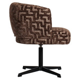 Richmond Interiors Dinan Dining Chair – Brown Labyrinth