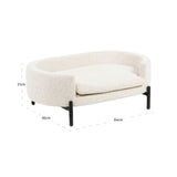 Richmond Interiors Dolly Pet Bed – Beige Blockweave
