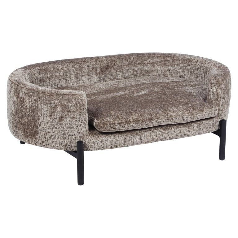 Richmond Interiors Dolly Pet Bed – Stone Chenille