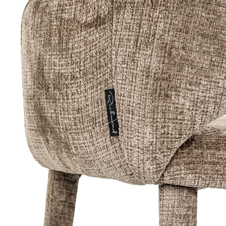 Richmond Interiors Donnatella Chair – Stone Chenille